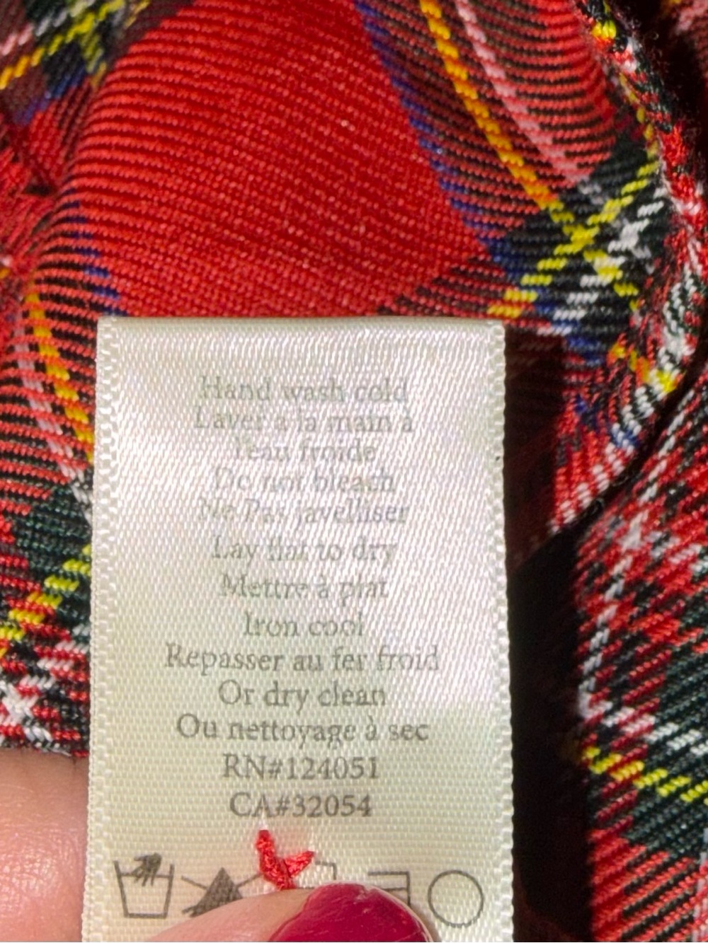 Porridge by anthropologie Red holiday Sleeveless plaid Mini Dress with Ruffle - Picture 7 of 8